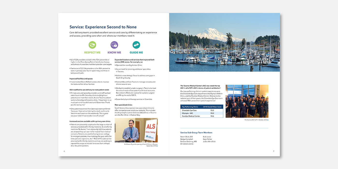 Kaiser Permanente Annual Report page view 2